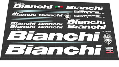 BIANCHI Sempre (2018) Pro Frame Decal Set