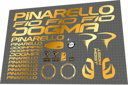PINARELLO Dogma (2018) F10 Frame Decal Set - Bike Decal Replace