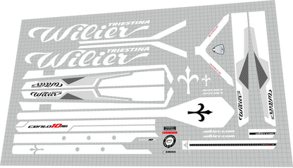 WILIER TRIESTINA Cento 10 Air (2017-2018) Frame Decal Set - Bike Decal Replace