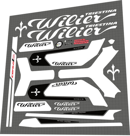WILIER TRIESTINA Cento 1 Air (2018) Frame Decal Set - Bike Decal Replace