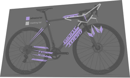 GIANT TCX Advanced (2016-2019) Frame Decal Set