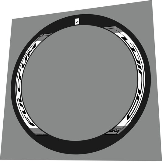 FULCRUM Wind (2020) 55 DB Rim Decal Set - Bike Decal Replace