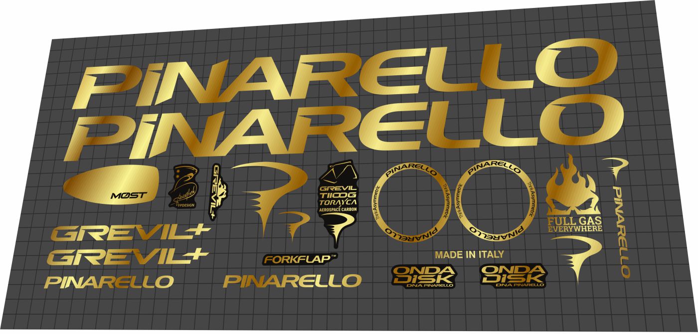 PINARELLO Grevil+ (2019) Frame Decal Set