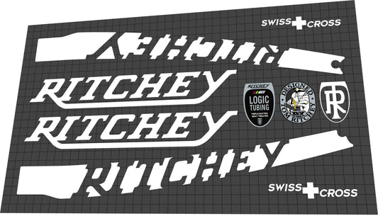 RITCHEY Swiss Cross (2019) Frame Decal Set