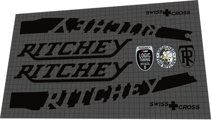 RITCHEY Swiss Cross (2019) Frame Decal Set - Bike Decal Replace