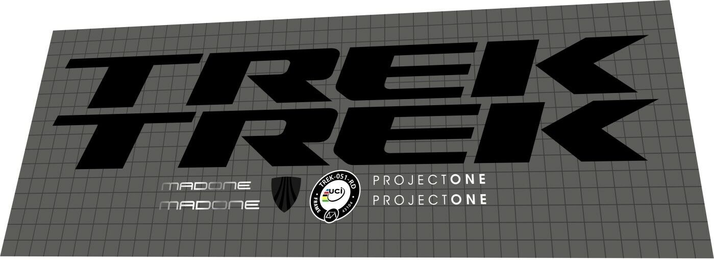 TREK Madone (2019) SLR 8 Frame Decal Set - Bike Decal Replace