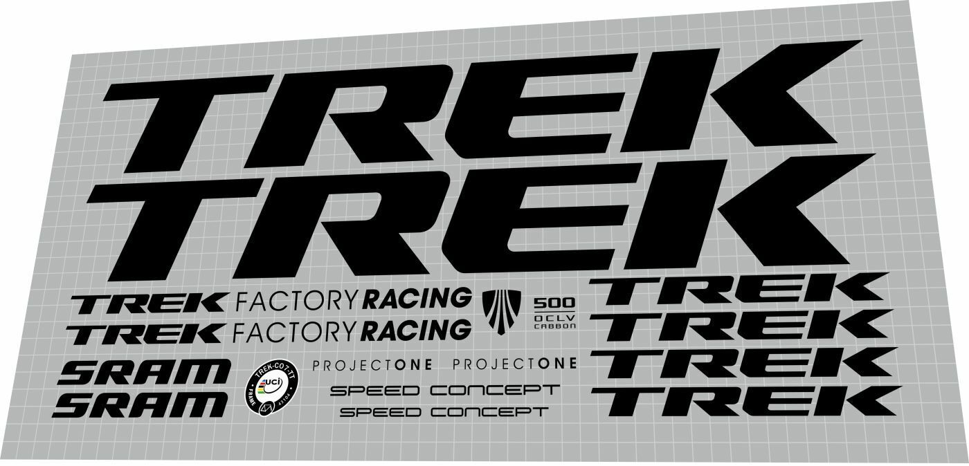 TREK Speed Concept (2018-2021) Frame Decal Set - Bike Decal Replace