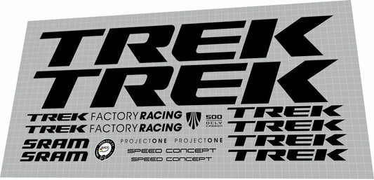 TREK Speed Concept (2018-2021) Frame Decal Set - Bike Decal Replace