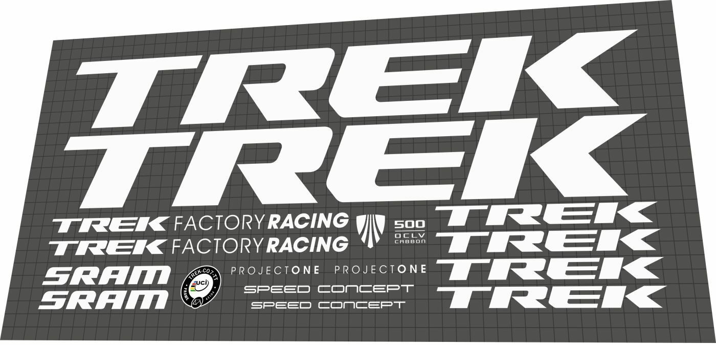 TREK Speed Concept (2018-2021) Frame Decal Set - Bike Decal Replace