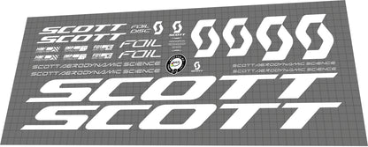 SCOTT Foil (2019) Frame Decal Set - Bike Decal Replace