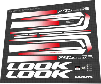 LOOK 795 (2020) Blade RS Frame Decal Set - Bike Decal Replace
