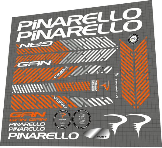 PINARELLO Gan (2020) Frame Decal Set - Bike Decal Replace