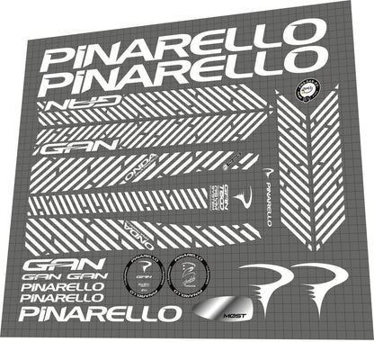 PINARELLO Gan (2020) Frame Decal Set - Bike Decal Replace