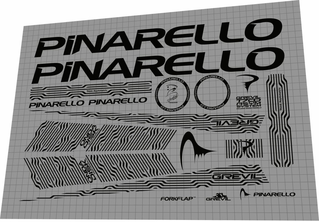 PINARELLO Grevil (2020) Frame Decal Set | Bike Decal Replace