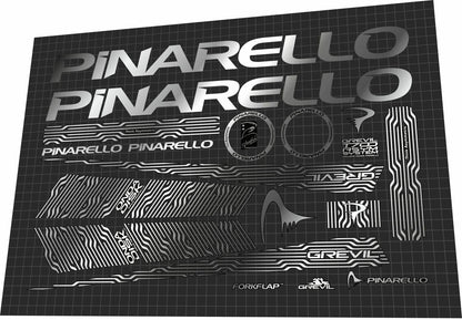 PINARELLO Grevil (2020) Frame Decal Set - Bike Decal Replace