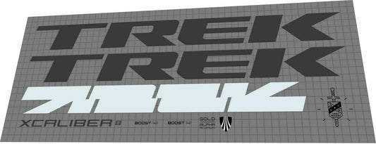 TREK X-Caliber (2020) 8 Frame Decal Set - Bike Decal Replace