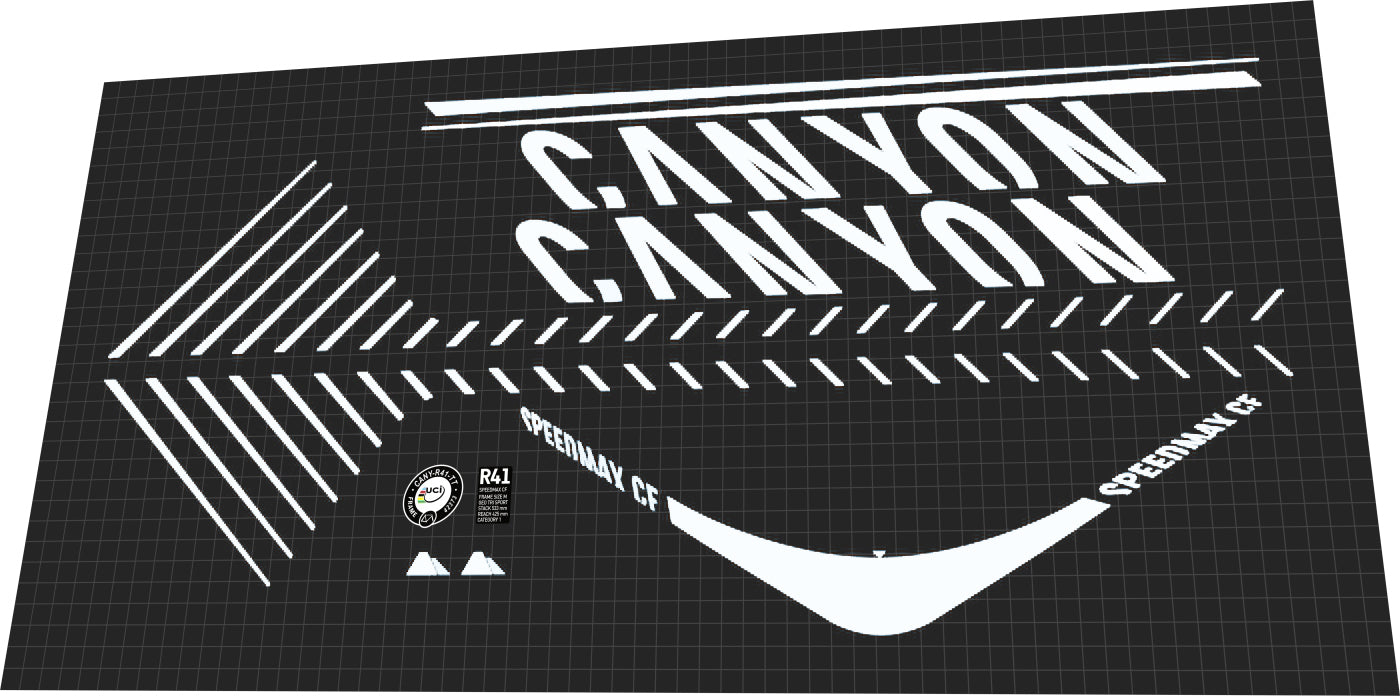 CANYON Speedmax CF 8.0 LTD (2020) Frame Decal Set