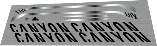 CANYON Lux (2021) CF SLX 9 LTD Frame Decal Set - Bike Decal Replace