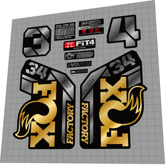 FOX 34 Factory (2021) Fork Decal Set