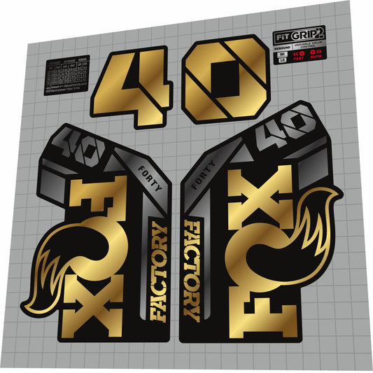 FOX 40 Factory (2021) Fork Decal Set
