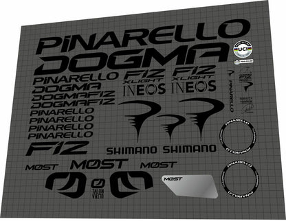 PINARELLO Dogma (2020) F12 Xlight Frame Decal Set - Bike Decal Replace