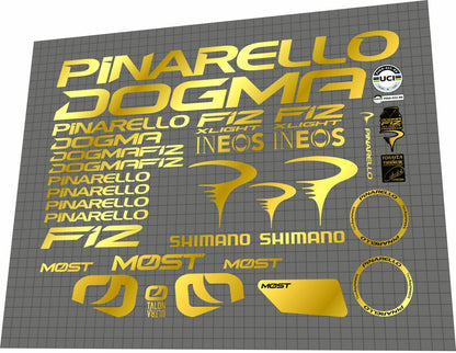PINARELLO Dogma (2020) F12 Xlight Frame Decal Set - Bike Decal Replace