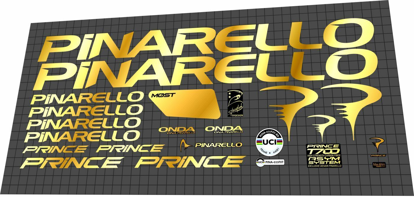 PINARELLO Prince (2021) Frame Decal Set - Bike Decal Replace