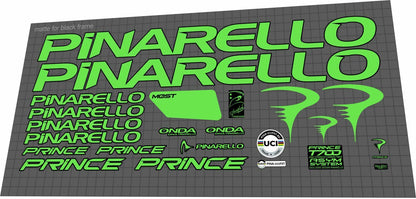 PINARELLO Prince (2021) Frame Decal Set - Bike Decal Replace