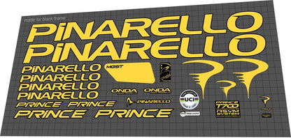 PINARELLO Prince (2021) Frame Decal Set - Bike Decal Replace