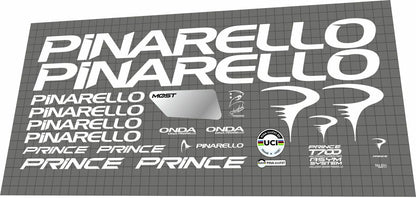 PINARELLO Prince (2021) Frame Decal Set - Bike Decal Replace
