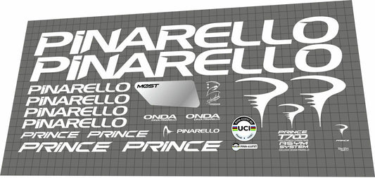 PINARELLO Prince (2021) Frame Decal Set - Bike Decal Replace