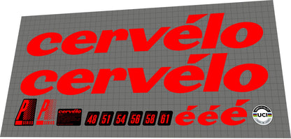 CERVELO P3 (2022) Frame Decal Set - Bike Decal Replace