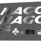 COLNAGO C68 (2022) Frame Decal Set