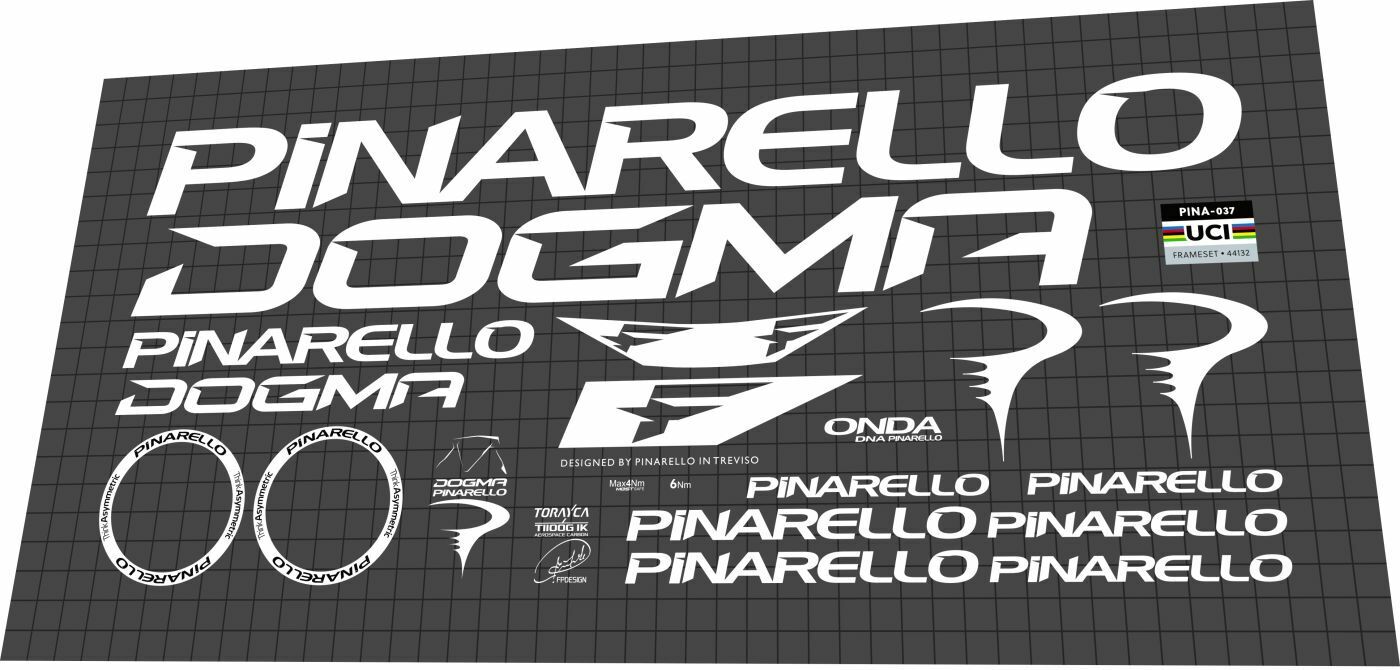 PINARELLO Dogma (2022) F Frame Decal Set