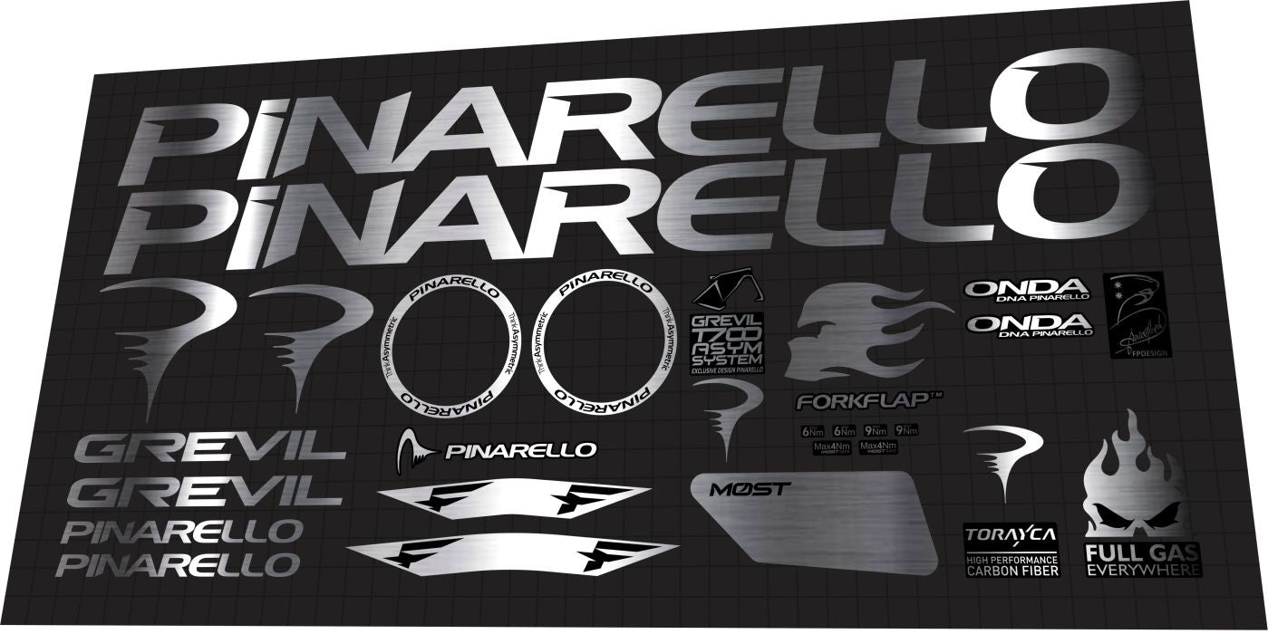 PINARELLO Grevil F (2023) Frame Decal Set