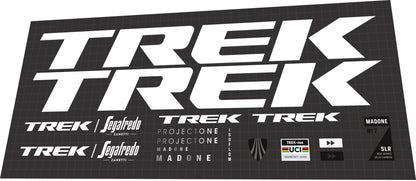 TREK Madone (2023) SLR 7 Gen 7 Segafredo Frame Decal Set - Bike Decal Replace