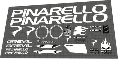 PINARELLO Grevil (2023) F Frame Decal Set - Bike Decal Replace