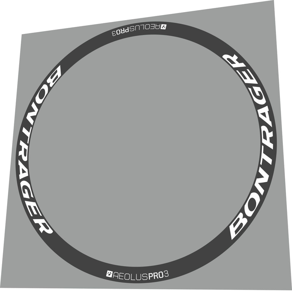 BONTRAGER Aeolus Pro 3 TLR Disc (2024) Rim Decal Set – Bike Decal Replace