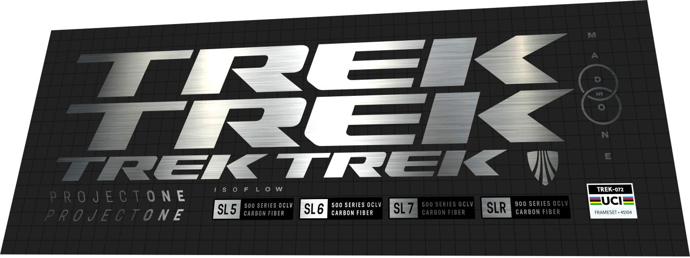 TREK Madone (2025) Gen 8 Frame Decal Set