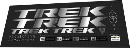 TREK Madone SL-SLR series Gen 8 (2024-2026) Frame Decal Set