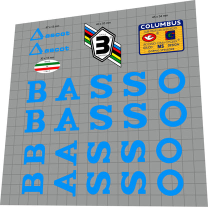 BASSO Ascot (1990) Frame Decal Set