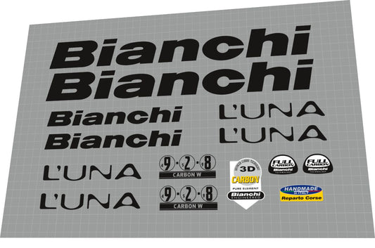 BIANCHI Luna (2004) 928 Frame Decal Set