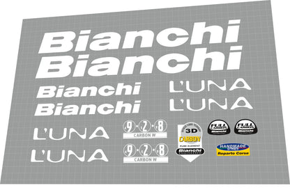 BIANCHI Luna (2004) 928 Frame Decal Set - Bike Decal Replace