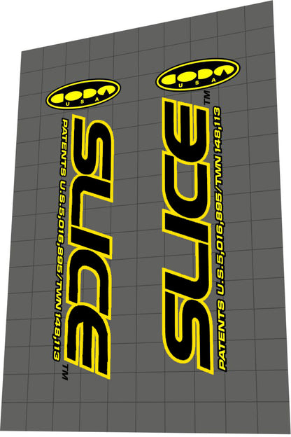 CANNONDALE Coda Slice Fork Decal Set - Bike Decal Replace