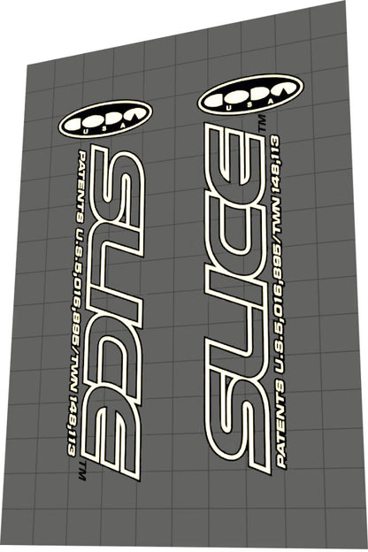 CANNONDALE Coda Slice Fork Decal Set - Bike Decal Replace