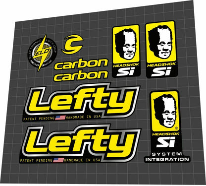 CANNONDALE Lefty (2001) Carbon ELO Fork Decal Set - Bike Decal Replace