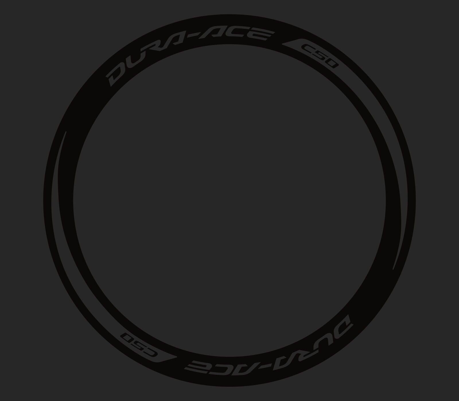 DURA-ACE C50 (2014) WH-9000 Rim Decal Set - Bike Decal Replace