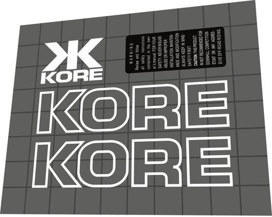 KORE Stem Decal Set