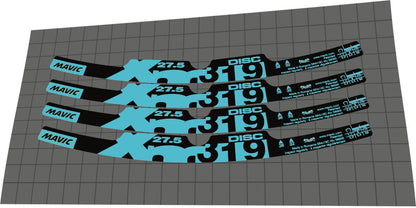 MAVIC XM319 (2012) Disc 27,5 Rim Decal Set - Bike Decal Replace