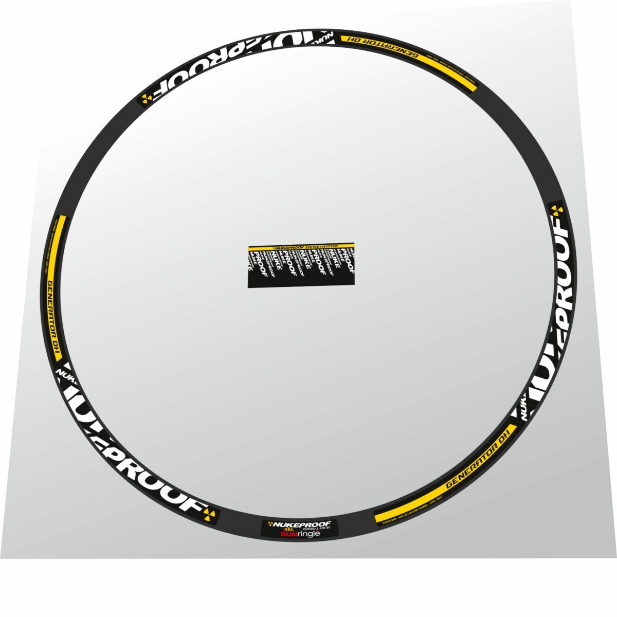 Nukeproof Generator NUKEPROOF Generator DH 26 (2013) Rim Decal Set | Bike Decal Replace